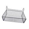 Bedside Hanging Storage Basket Beside Shelf Iron Rack Organizer for Cubical Wall Dormitory Apartment