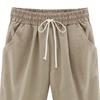 Pantaloncini estivi da donna con coulisse Vita elastica Lunghezza al ginocchio Gamba larga Tasche laterali larghe Pantaloni corti da donna casual in puro colore taglie forti