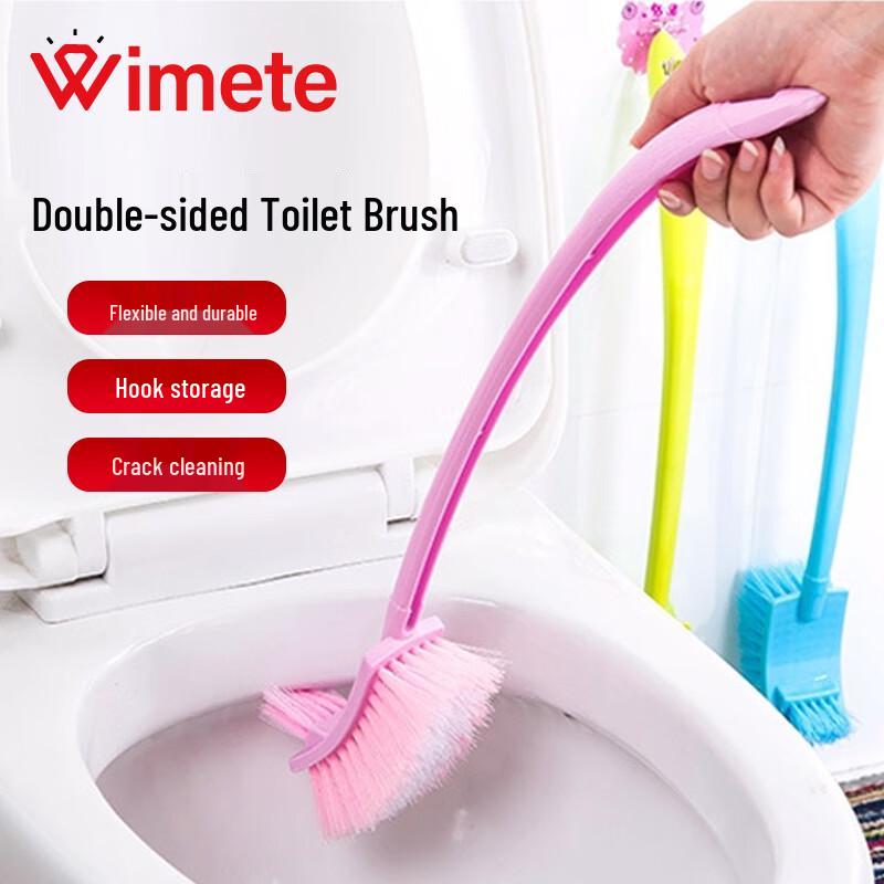 Wimete Long Handle Plastic Toilet Brush