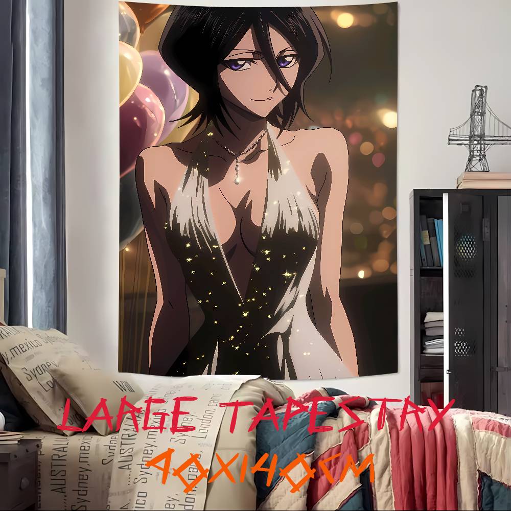 Fashion Cool Anime BBleachS Tapestry Decoration Bedroom Dormitory Background Cloth Holiday Home Party Living Room Club Tapestry
