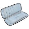 Gray Crochet Storage Bag Zippered Pouch Travel Organizer Bag  For Knitting Lovers
