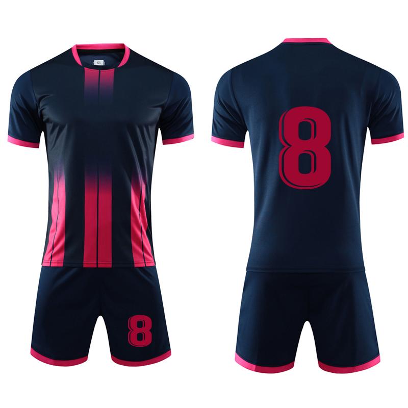 No. Soccer Jersey Set Uniforms Jersey Football Adult Tracksuit Football Shirt Shorts Suit
