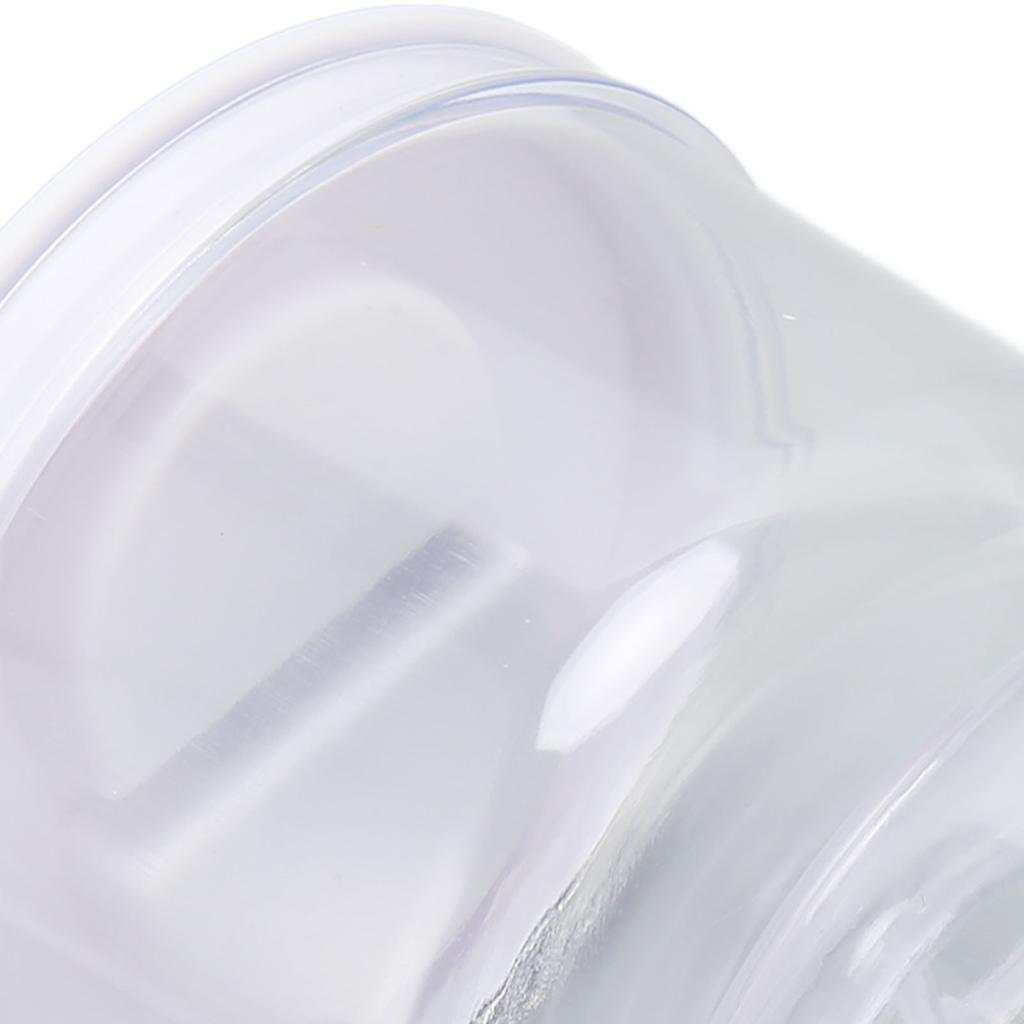 Pickle Jar with Strainer Flip Separate Wet Dry Double Compartment Transparent Hourglass Pickle Jar for Fruits Vegetables