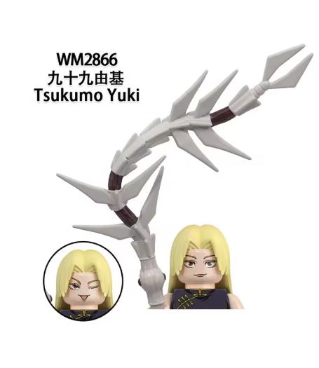 Anime WM6139 WM6140 WM6149 WM6201 Itadori Yuji Jujutsu Kaisen Set Mini Action Figure Toys Irthday Present Accessories