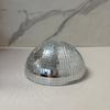 5 Pezzi Specchio Metallico Palla da Discoteca Arte da Parete Semicerchio a Cupola Decorazione da Parete Disco Soggiorno