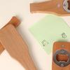 Wooden Bottle Opener Refrigerator Magnet Manual Beer Bottle Opening Tool Fridge Magnet Home Office Kitchen Locker Decoration
