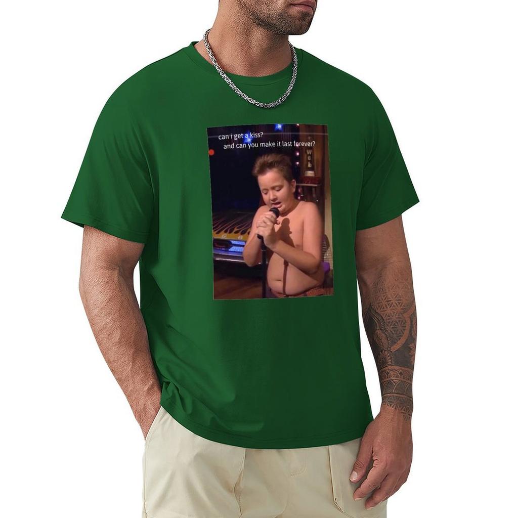 Can I Get A Kiss And Can You Make It Last Forever Gibby Get A Kiss T-Shirt New Edition Vintage Anime Shirt Mens Clothing