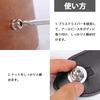 YINKE guitar strap pins lock pins set of 2