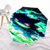 Ghost Pokémon, Dark Energy Themed Automatic Opening and Closing Umbrella, Compact Travel Umbrella, Lightweight and Portable, Suitable for Be