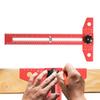 Woodworking Ruler Precision Adjustable Sliding T-angle Square T-Angle Square For Construction Drafting Painting Sewing Hardware
