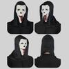 Halloween temná maska ​​na hraní rolí, vhodná hororová latexová maska ​​Vtipná maska