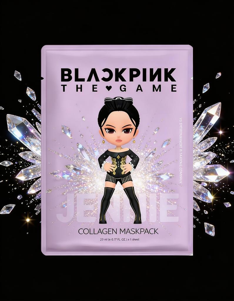 Black Pink The Game Collagen Sheet Mask