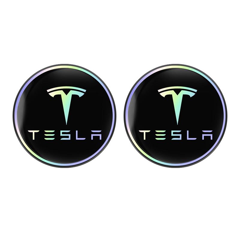 

2Pcs Car Water Cup Mat Auto Interior Storage Pad Accessories For Tesla Model 3 Model Y S X Cybertruck Juguete Coil Highland 2025