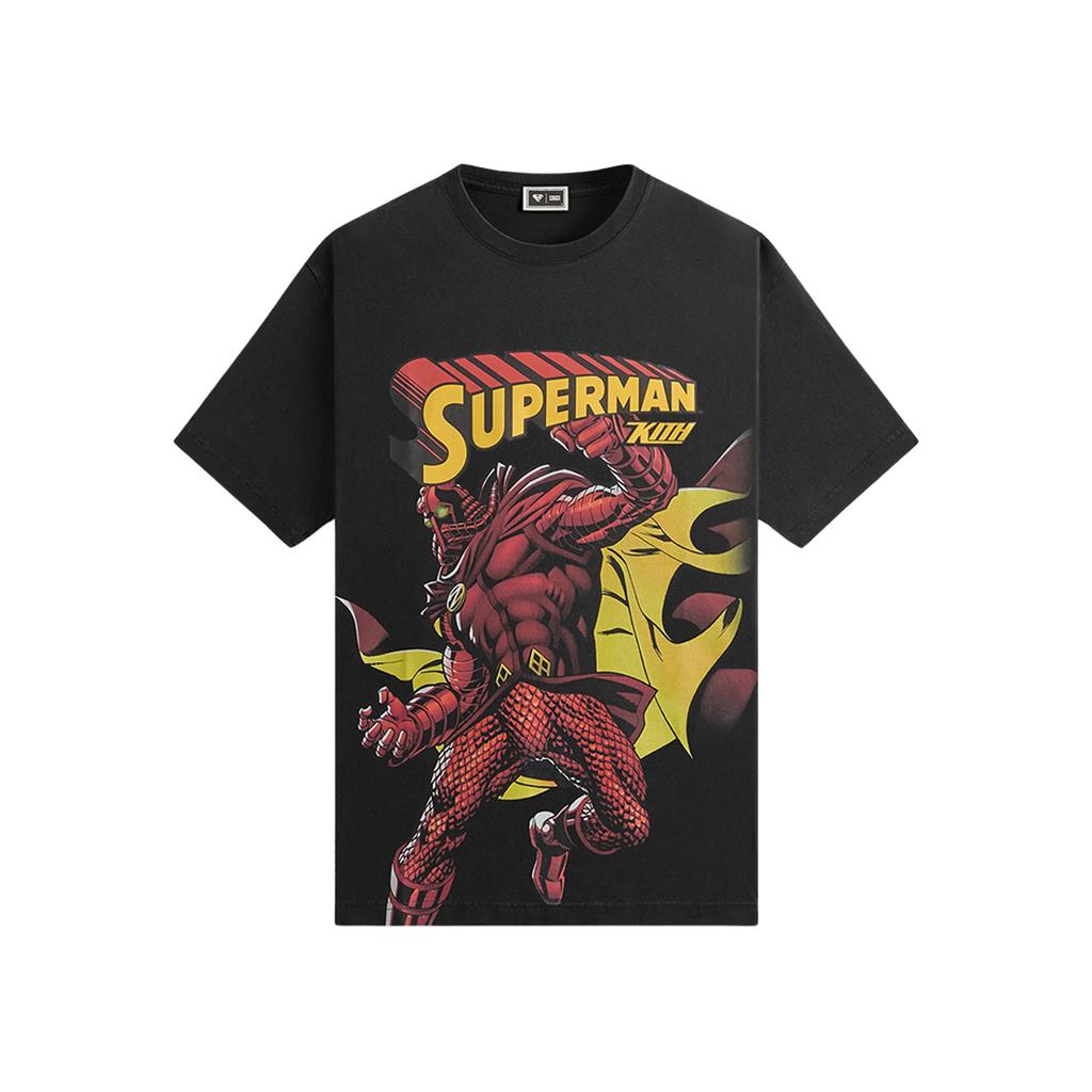 Kith x Superman Zod Tee Black Unisex Tops KHM033860-001