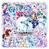 50PCS Flash Film Laser Unicorn Stickers Cute Cartoon Animal Phone Computer Stationery Notebook Waterproof Decoration Stickert