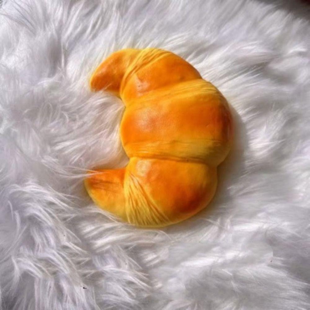 Super Soft Squishy Croissant Hand Relaxing Sensory Fidget Cake Bread Squishy Toy Children Gift