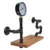 Wrought Iron Wall Shelf Space Saving Retro Industrial Style Wall Hanging Water Pipe Storage Rack