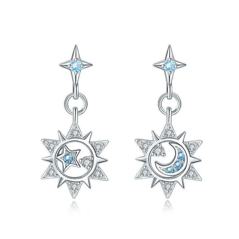 barbie Original Design Hollow Eight-pointed Star, Elegant and High-quality Debut, Ins Style and Exquisite S925 Silver Earrings for Women ZJYES-YS-122