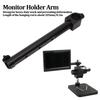 Display Screen Hanging Bar Metal Monitor Support Holder Desk Mount Extra Arm for Video LCD Microscope Stand Camera