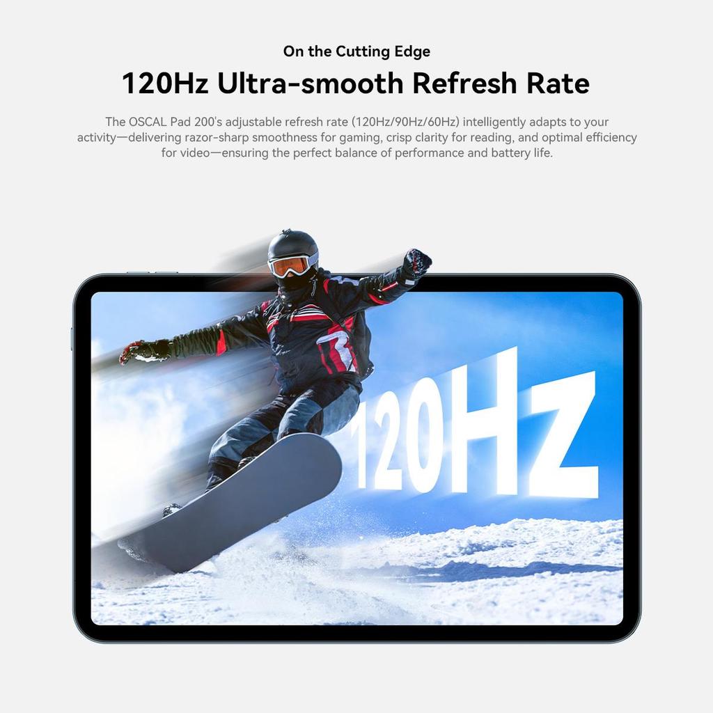 Oscal Pad 200 13.4' Android 16 Ai Set Tablet 24GB RAM 256GB ROM Up To 2TB