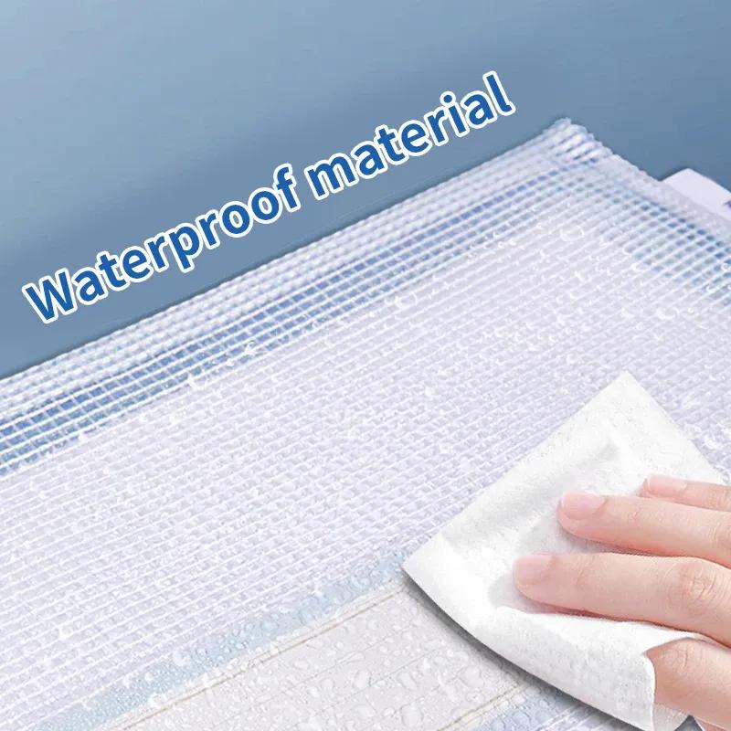 10PCS Zipper Mesh Bags A4/A5 Plastic Zipper Bags For Organizing Zipper Mesh Bags Waterproof Clear Travel Bags Office Supplies Document