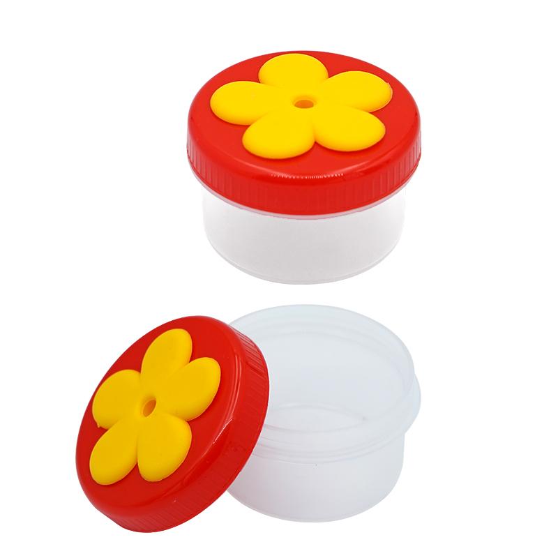 1pcs Plastics Hummingbird Feeder Bird Water Bottle Hanging Garden Outdoor Plastic Flower Iron Hook Bird Feeder