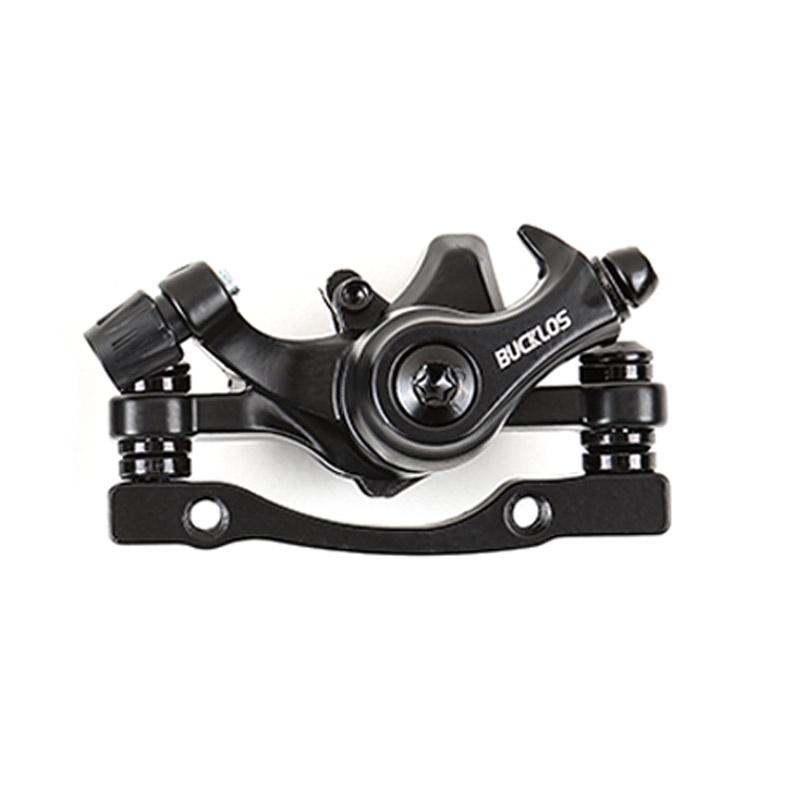BUCKLOS Bicycle Disc Brake Caliper 160mm Front/Rear Line Pulling Disc Brake Aluminum Alloy Mechanical Brakes Calipers MTB Part Front Caliper