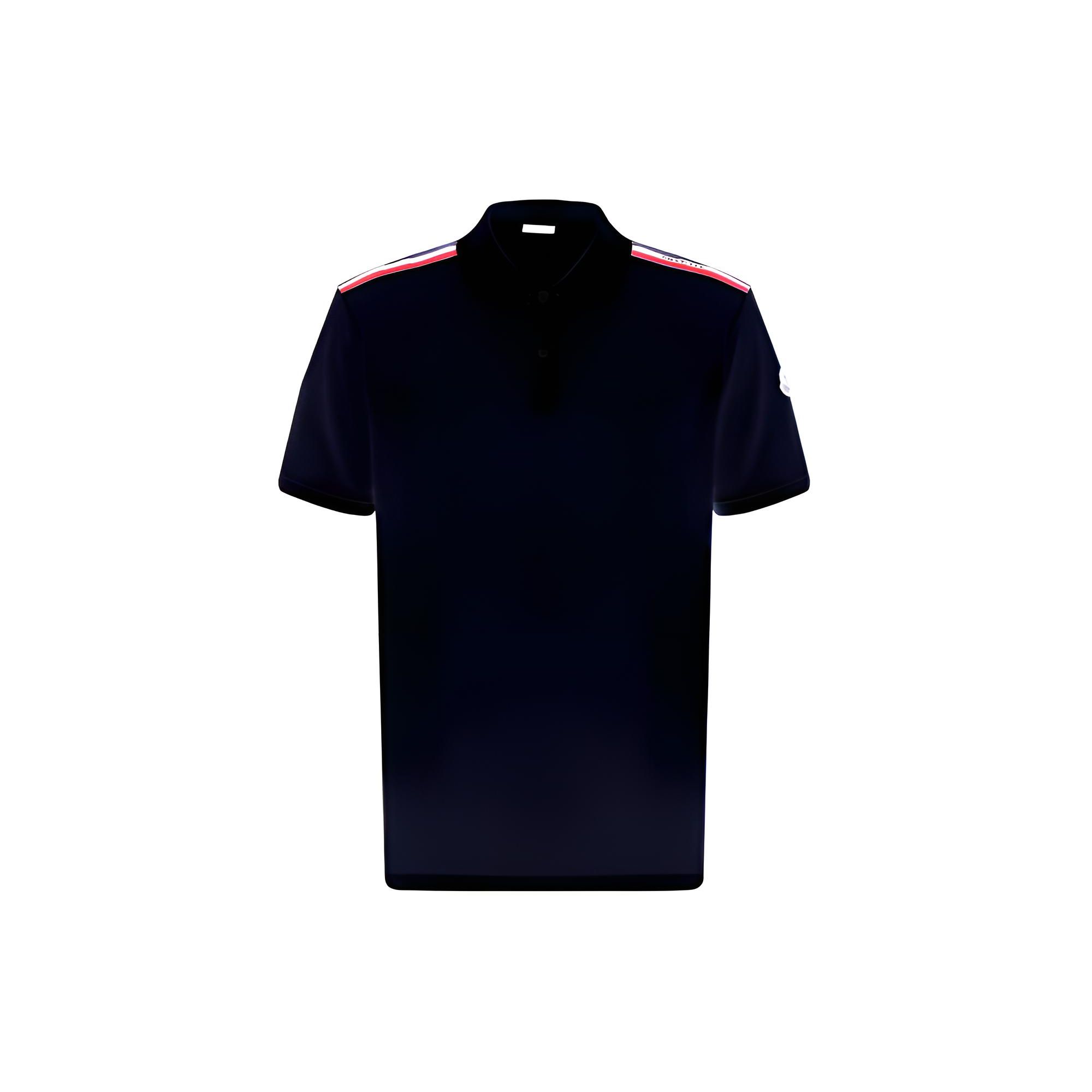 Moncler Polo Collar Button Striped Slim