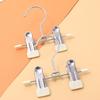 Multi Functional 12cm Mini Pants Clip, Seamless Stainless Steel Anti Slip, Can Clip Clothes, Socks, Underwear, Single Hook, Double Clip