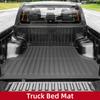 Smabee Right Drive for Mitsubishi Triton Double Cab 2024-2026 Car All-weather Floor Mats Cargo Liner Trunk Pad TPE Accessories