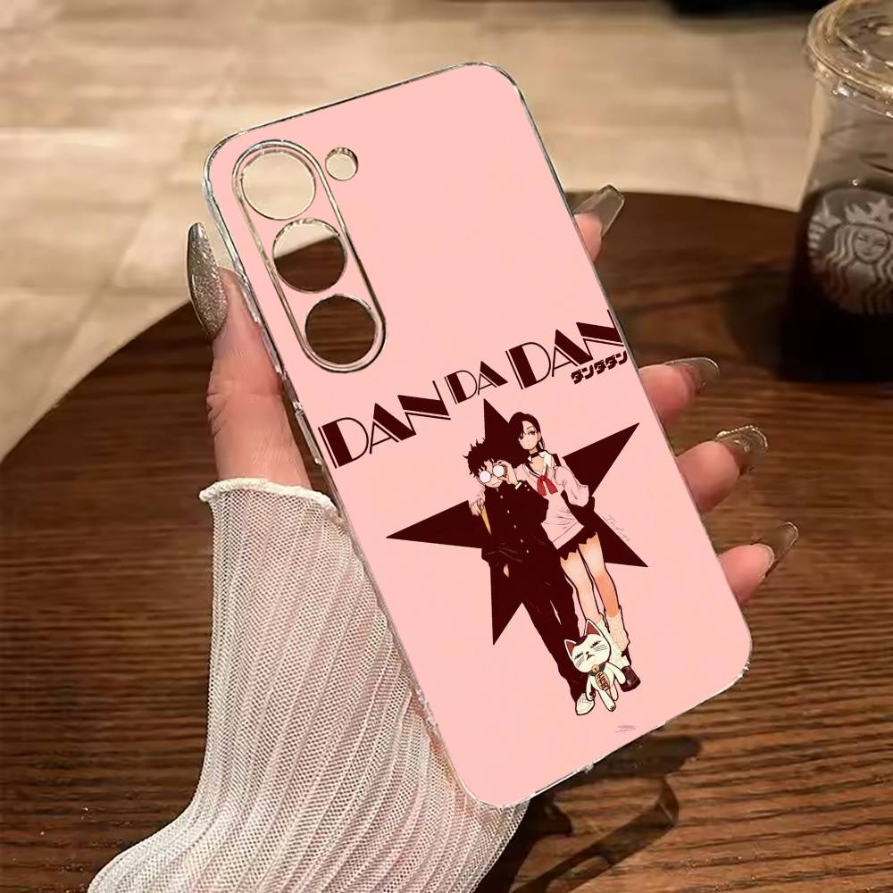 D-Dandadan- Momo Ayase- Okarun Clear Phone Case for Samsung Galaxy A71, A70, A52, A51, A40, A30 Samsung a714g