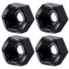 TRZX 4pcs Wheel Hub Hex Adapters, 5mm to 7mm Combiner Upgrade Parts for WPL D12 1/10 RC Model Truck