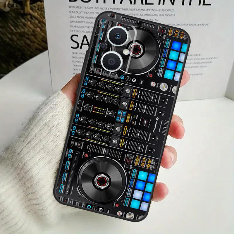 Elektronische Musik DJ Controller Mixer Hülle Für OPPO Reno 8T 4Z 5Z 8 10 11 Pro 4 5 6 7 Lite OPPO Find X6 Pro X3 X2 X5 Lite Hülle