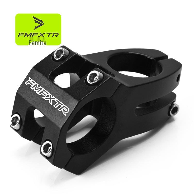 Short Cycling Mountain Bike Stem Handlebar Accessory, 31.8mm Hollow Design