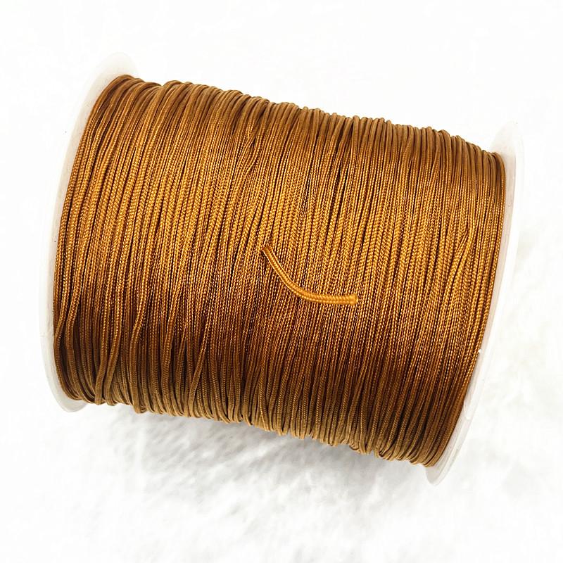 10Meters/lot 1.0mm Nylon Cord Thread Chinese Knot Macrame Cord Bracelet Braided String DIY Tassels Beading String Thread