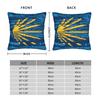 Camino De Santiago Square Pillow Case Shells The Way Film Cushion Covers Awesome Zippered Decor Pillowcover For Home 40*40Cm