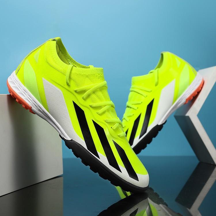 Sportschuhe Nägel Sneaker Low Top Lang Gebrochene Lederoberfläche Jugend Low Top Kurze Nägel Training Große Größe Fußballschuhe Fußball