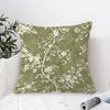 pc Olive Green Toile De Jouy Floral Throw Pillow Cover D DoubleSide Print Polyester Cushion Case for Home Sofa Car Decor