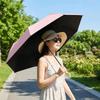 Winddichter Taschenregenschirm faltbar Doppelfunktion Sonnenschirm Sonnenschutz Taschenkappe Wandern