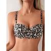Vintage Brown Leopard Print Bikini Set 2026 Women Front Tie Push Up High Waist Swimsuit Bathing Suit Vacation Two Piece Swimwear