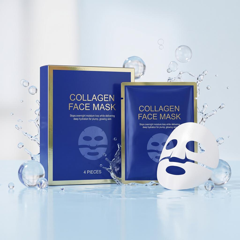 Collagen Moisturizing Mask Refreshing and Easy To Absorb Brightening Skin Color Hydrating Tablets Portable Facial Skin Care