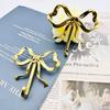 LUOZZY 2Pcs Bow Hook Bowknot Wall Hook Bow Hooks for Wall Multi-Purpose Hanging Brass Hooks for Coat Hat Towel Home Bedroom Supplies