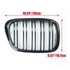 For BMW E39 5 Series 525 528 Gloss Black Grille Car Front Hood Grill Kidney Grilles Racing Grill 95-04 Auto Accessories