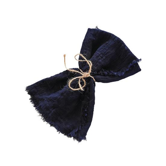 Bohemian Napkin with Fringe Solid Color Dinner Napkin Machine Washable Rustic Napkin for Home Farmhouse Party Wedding Dining Table Decor