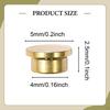 5 Sztuk Mini Łożyska Obrotowe Miniaturowe Stopowe Złote Gramofony Obrotowe do Rzemiosła Sztuki