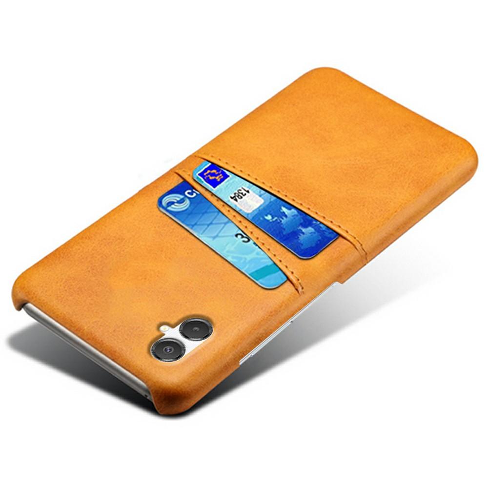 Etui na Samsung Galaxy A07 4G z podwójnymi przegródkami na karty PU skóra+twardy PC pokrowiec na telefon