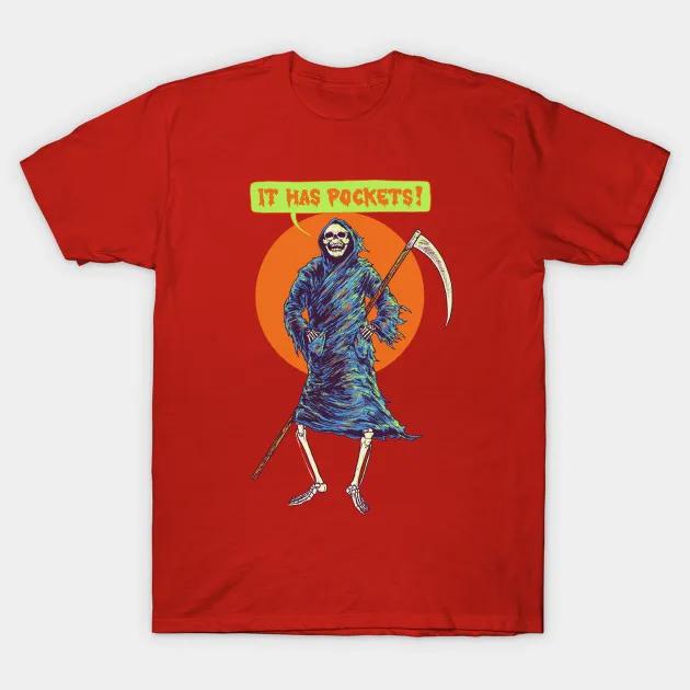 It Has Pockets Grim Reaper Mens T Shirt S