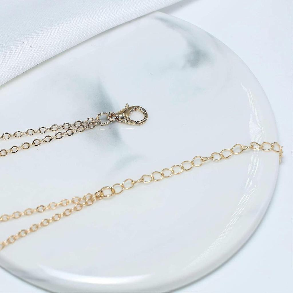 Necklace With Map Registration Card; Multilayer Necklace; Women's Acsergery And Girls'