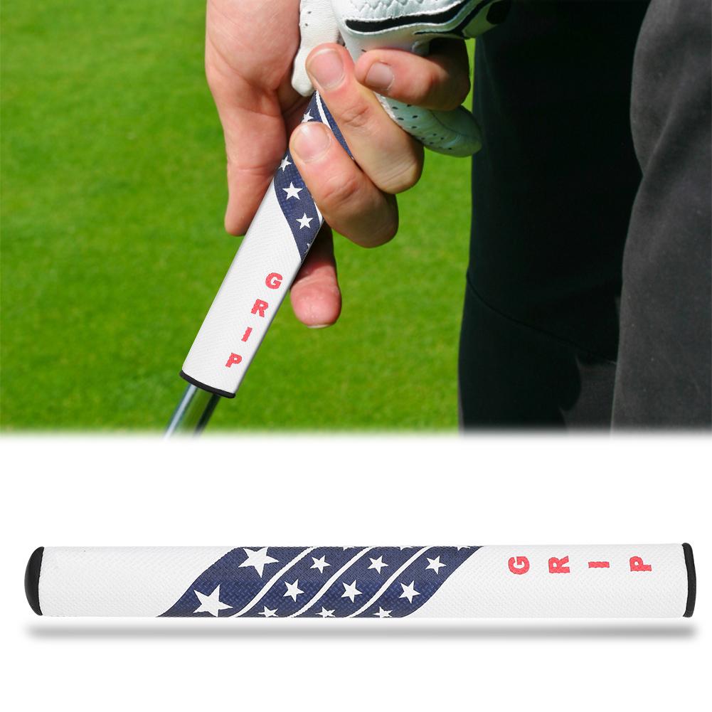 Anti Skid PU Covered Comfortable Golf Club Putter Grip Replacement Accessory(White)