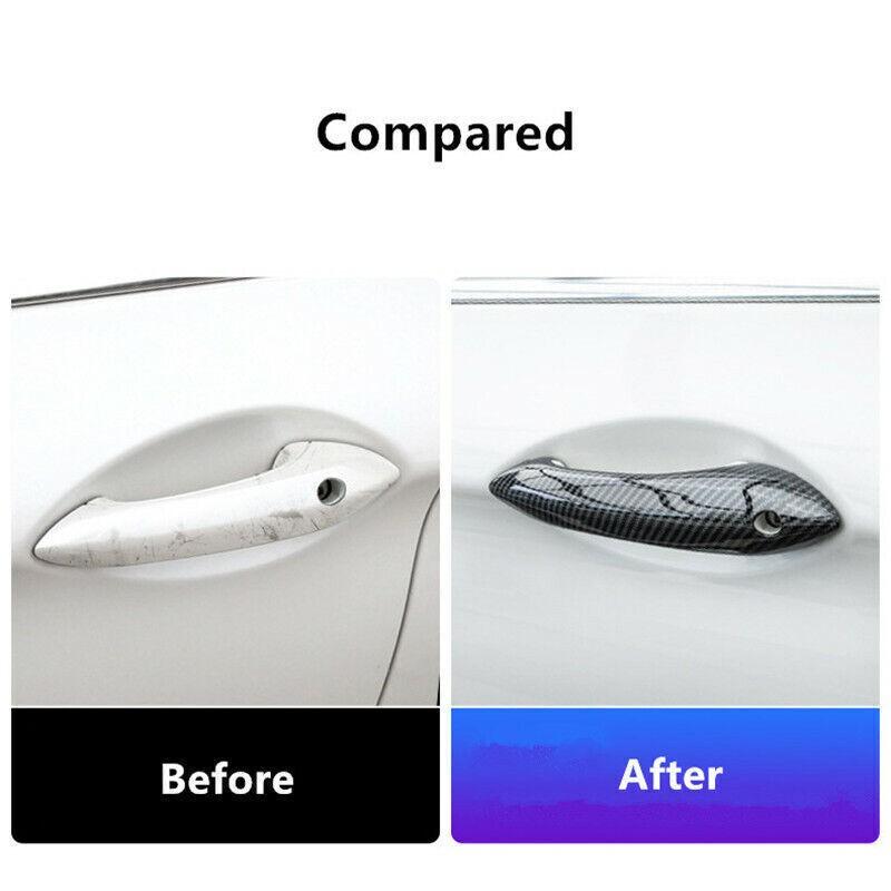 For BMW 5 Series F10 2011-2016 ABS Carbon Fiber Exterior Door Handle Cover Trim